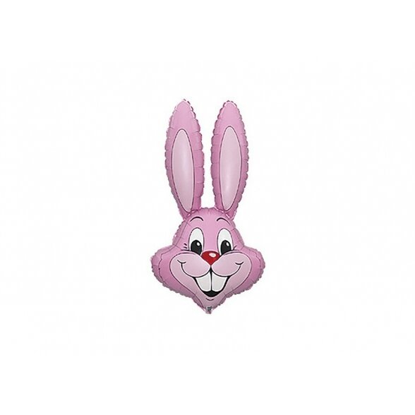 Balionas "Bugs bunny", rožinis, 81cm x 32cm