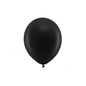 Balionas Eco Partydeco, su metalo blizgesiu, juodos spalvos, 30cm