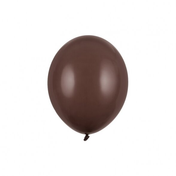 Balionas Strong Partydeco, pastelinė kakavos ruda (pastel cocoa brown) spalva, 30 cm