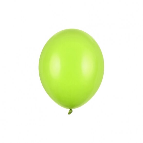 Balionas Strong Partydeco, pastelinė laimo žalia (pastel lime green) spalva, 30 cm