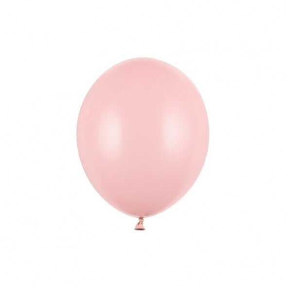 Balionas Strong Partydeco, pastelinė švelniai rožinė (pastel baby pink) spalva, 30 cm