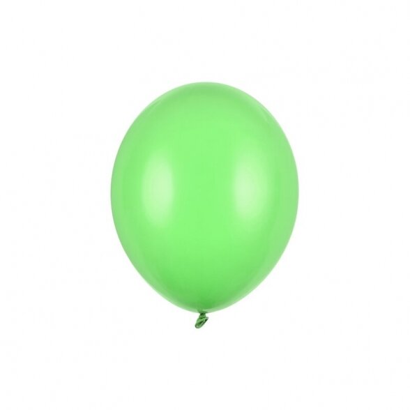Balionas Strong Partydeco, pastelinė šviesiai žalia (pastel bright green) spalva, 30 cm