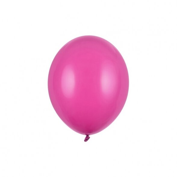 Balionas Strong Partydeco, pastelinė tamsiai rožinė (pastel hot pink) spalva, 30 cm