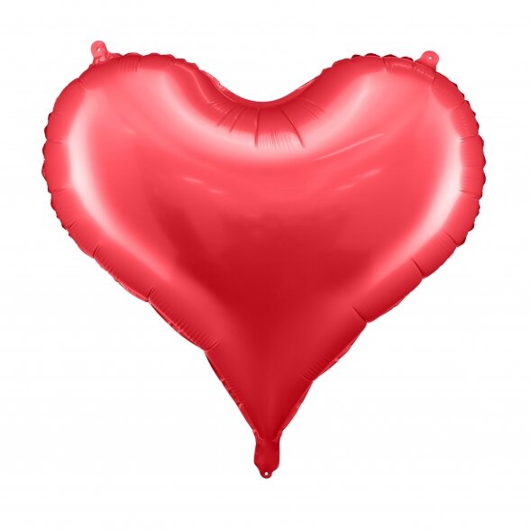 Balionas širdis, raudona spalva, 75 cm