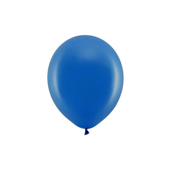 Balionas Eco Partydeco, su metalo blizgesiu, sodriai mėlynos spalvos, 30cm