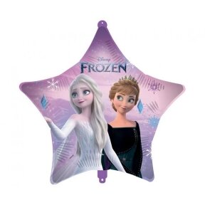 Balionas "Frozen 2", Wind spirit Disney, žvaigždės formos, 46cm