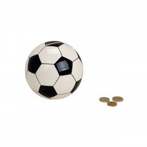 Taupyklė futbolo kamuolys (13cm x 13cm)