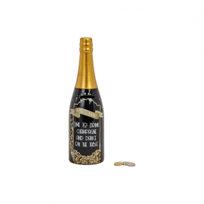 Taupyklė šampano butelis (30cm x 9cm)